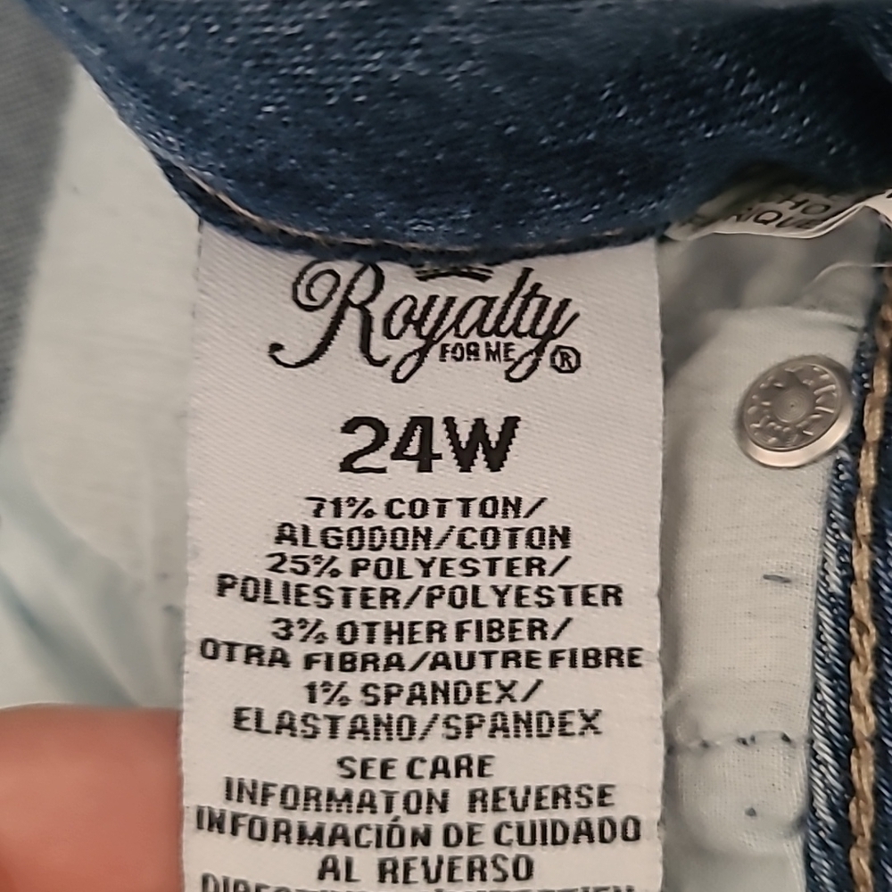 Royalty for me High Rise Straight Jeans, 24W - Picture 9 of 9